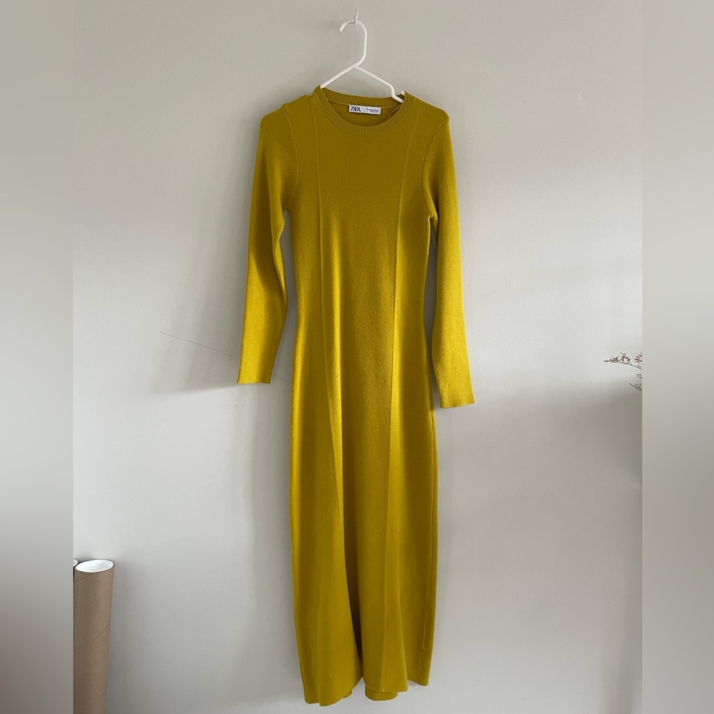 Zara Long Knitted Dress